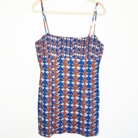 Anthropologie Maeve The Ophelia Sleeveless Linen Slim Micro Mini Dress 10 NWT - Picture 13 of 16